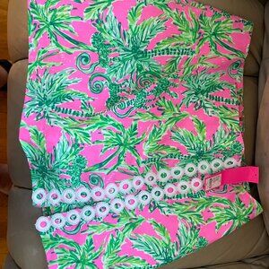 LILLY PULITZER TAWNEY SKORT PROSECCO PINK HANGIN AROUND